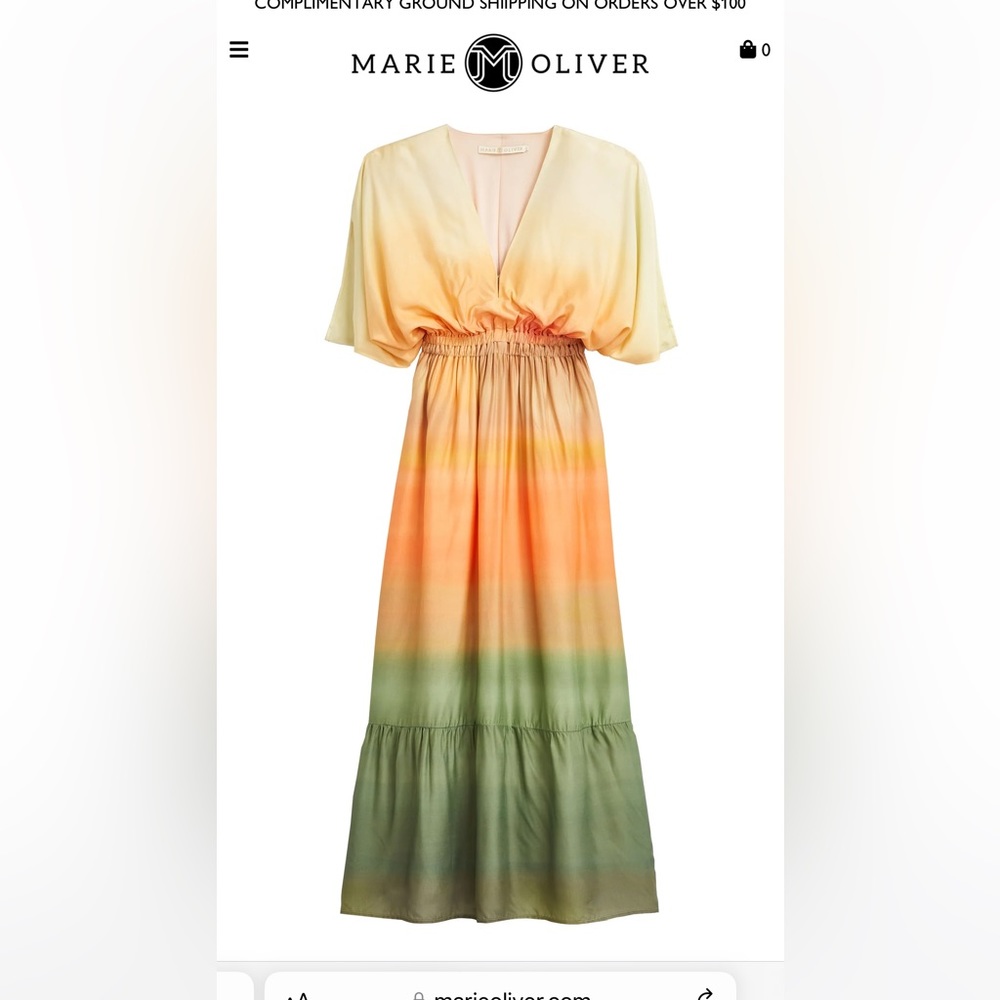 Marie Oliver Venus Caftan L